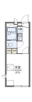 レオパレスブレスブライトの間取図