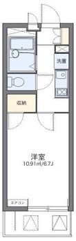 レオパレスエミネンス28の間取図