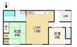 三木市別所町朝日ヶ丘の間取図