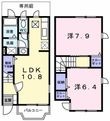 ラ・カーサ宮下の間取図