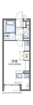 レオネクスト久々知Ⅲの間取図