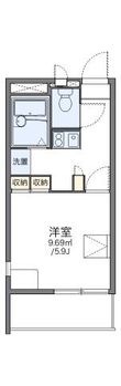 レオパレス西神の間取図