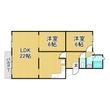 垂水高丸住宅4号棟の間取図