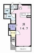 プラティークレーブⅣの間取図