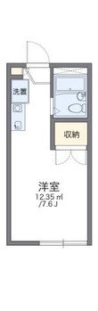 レオパレスこうべ山手の間取図