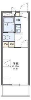 レオパレスクレベールの間取図