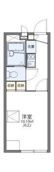 レオパレスフェレットの間取図