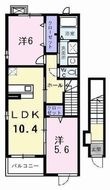 フェリーチェ Ⅱの間取図
