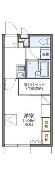 レオパレス歩の間取図