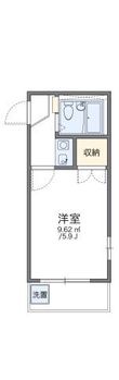 レオパレス王子公園の間取図
