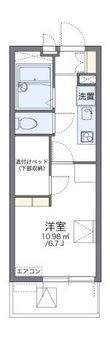 レオパレスシャンテ本町の間取図