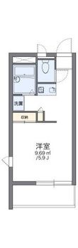 レオパレス熊野の間取図