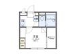 レオパレスノース ナダの間取図