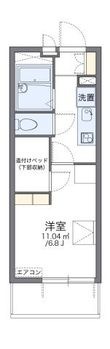レオパレス駅前コートの間取図