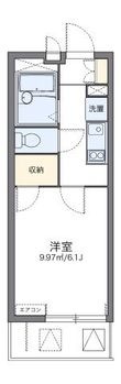 レオパレストライズ2の間取図