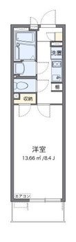 クレイノ大物の間取図