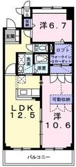 コミュノーテ　半右衛門の間取図