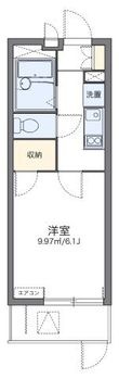 写真:レオパレスアーク 1階101の間取図