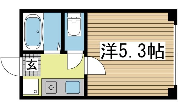 拡大写真:ときわ上筒井レクラン 2階202の間取り