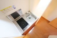 便利な2口の電気コンロ