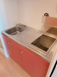 コンパクトなキッチンで掃除もラクラク