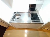 コンパクトなキッチンで掃除もラクラク