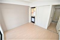 開放的な寝室です