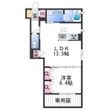エルブ・ダムール春木の間取図