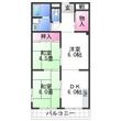 メロディコーポ岸和田の間取図