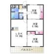 レーヴメゾン羽衣の間取図