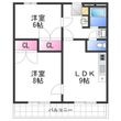 レオパレス中井町3の間取図