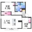 ボルトシティ熊取3の間取図
