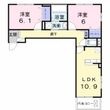 エテルノ泉南馬場の間取図