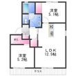 フレグランス阪南Ａ棟の間取図