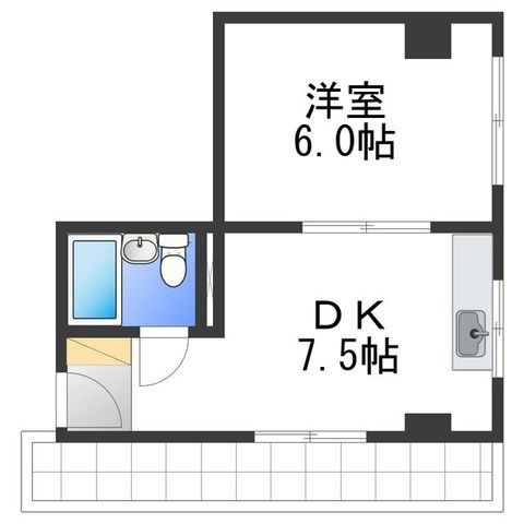 拡大写真:ポートライフマンション 5階502の間取り