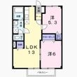 メゾンラメールⅡの間取図
