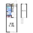 レオパレスメルツェⅢの間取図