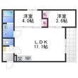 Leclerc IzumisanoⅡの間取図