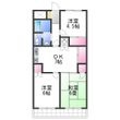 カワトコーポラスの間取図