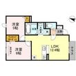 クレア　A棟の間取図