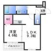 フジパレス岸和田駅前Ⅰ番館の間取図