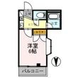 写真:スカイビュー 6階603の間取図
