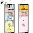 ル・フィオーレ Bの間取図