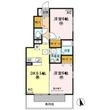 サンセール岩出の間取図