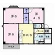 プラドール布施屋Ⅲの間取図