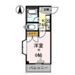 写真:スカイビュー 4階402の間取図