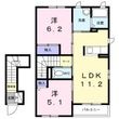 シャーメゾンレープレの間取図