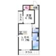 ハルミエールⅡの間取図