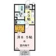 コンフィアンスA棟の間取図