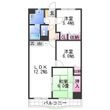 カサ・デ・わさⅡの間取図